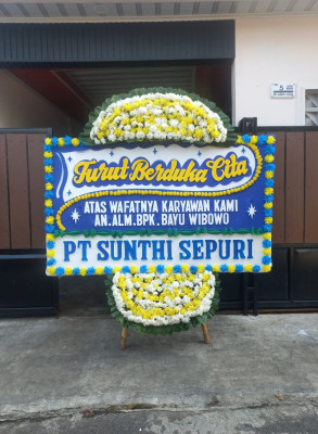 Papan Bunga Duka di Yalengga